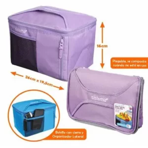 COMBO BOLSO BUBBA LILA+3TAPPERS RUBER MAID+VASO TE